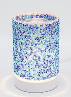 Blue Bead Touch Oil Lamp