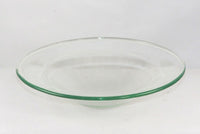 Large, Clear Oil Lamp Dish